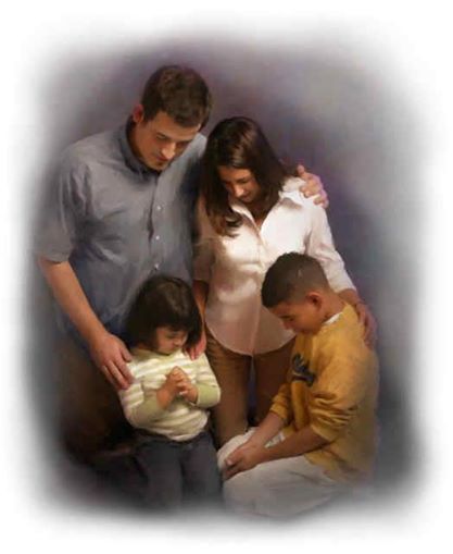 Praying Family