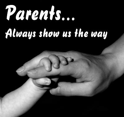 parents show us the way