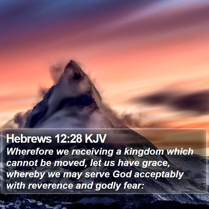 Hebrews 12 28