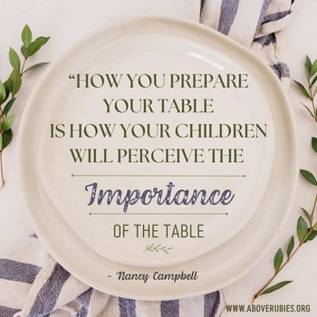 HowYouPrepareTable