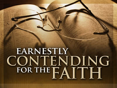 earnestly contending for the faith